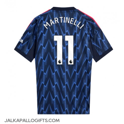 Arsenal Gabriel Martinelli #11 Vieraspaita 2025-26 Lyhythihainen